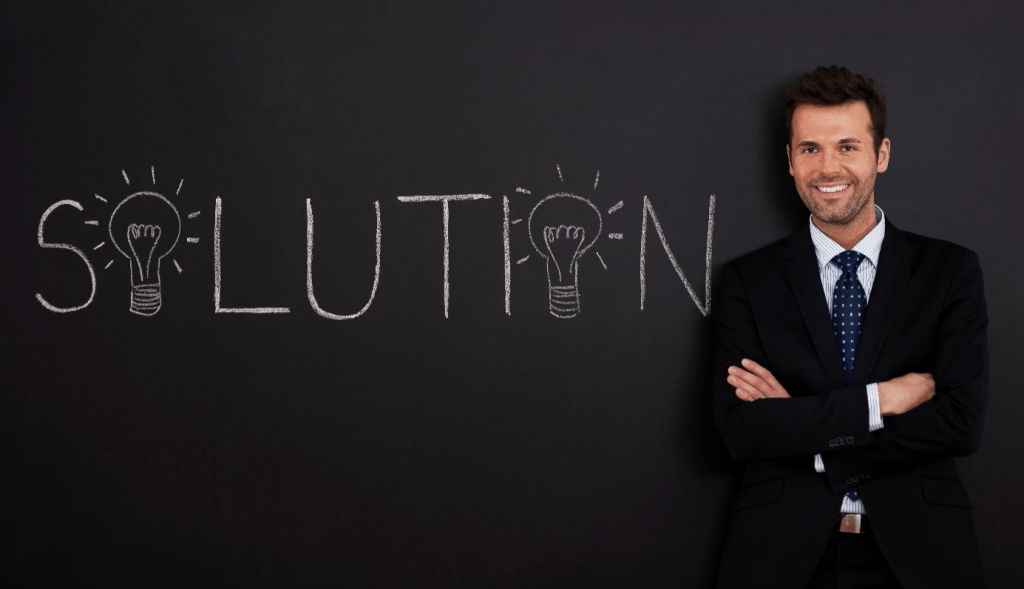 Dirigeant mobilisant des solutions pour réussir la transformation de son entreprise